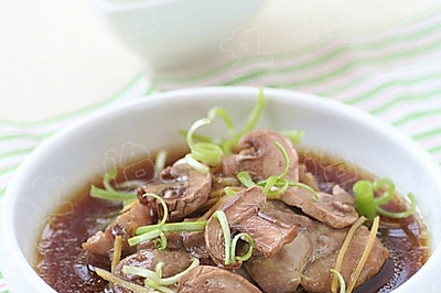 菇香蒸鸡