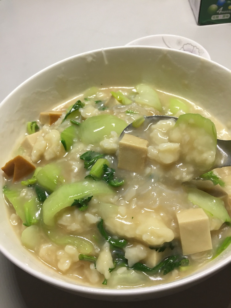 青菜疙瘩汤的做法