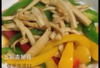 素食～五彩杏鲍菇的做法