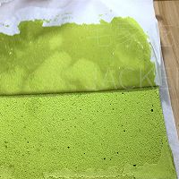 抹茶蛋糕面包卷，茶香云絮裹柔甜，绵密茶香绽舌尖。的做法图解19