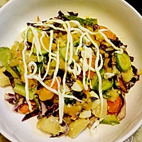 健康减脂餐 蔬菜土豆鸡蛋沙拉（赠送窍决秘方哪）的做法图解4