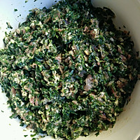 猪肉春笋荠菜饺子的做法图解4