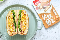 厚酱鸡蛋三明治·网红三明治·火锅蘸酱创意菜谱的做法