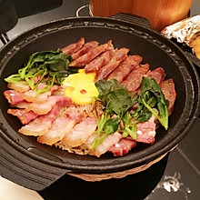 铁锅の香肠咸肉煲仔饭