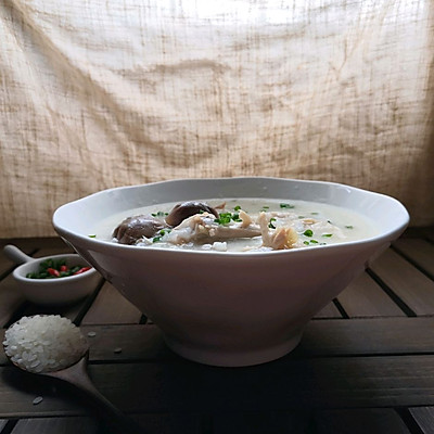 鸡丝粥