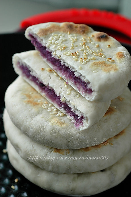 紫薯烙饼的做法