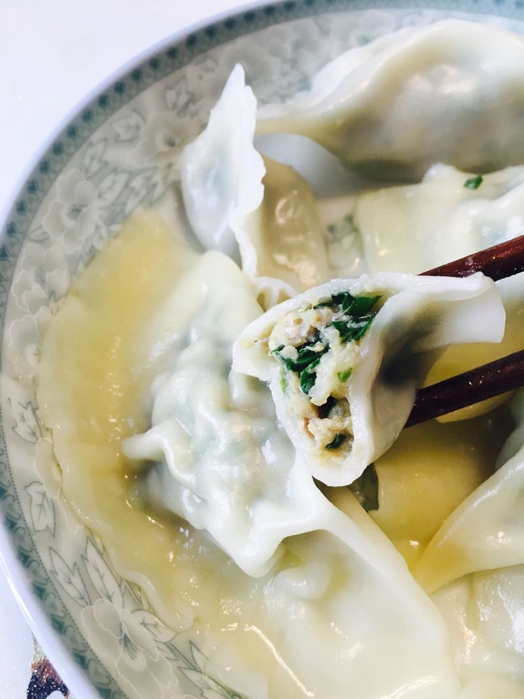 韭菜饺子的做法