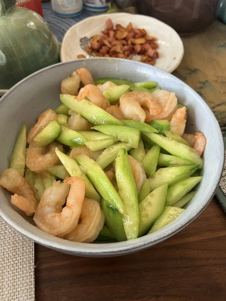 黄瓜虾仁的做法