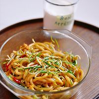 #加油 英格兰#炒乌冬面的做法图解13