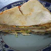 宝宝早餐食谱：改良版三明治，图片不太美的做法图解8