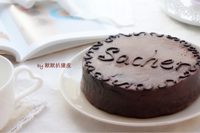 沙哈蛋糕Sacher#haollee烘焙课堂#的做法图解16