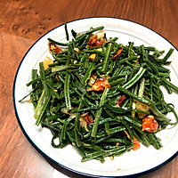 蕨菜炒荞菜的做法图解8