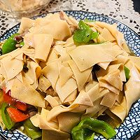 尖椒干豆腐的做法图解5