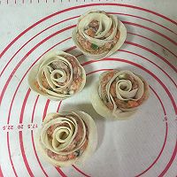 玫瑰花蒸饺的做法图解5