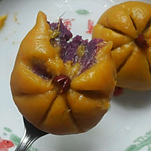 南瓜饼（馅是紫薯）
