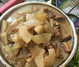 鸭腿肉炖冬瓜粉条的做法