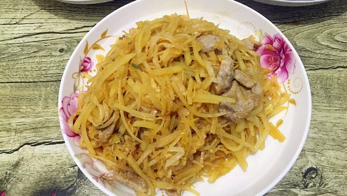 酸菜丝炒土豆丝