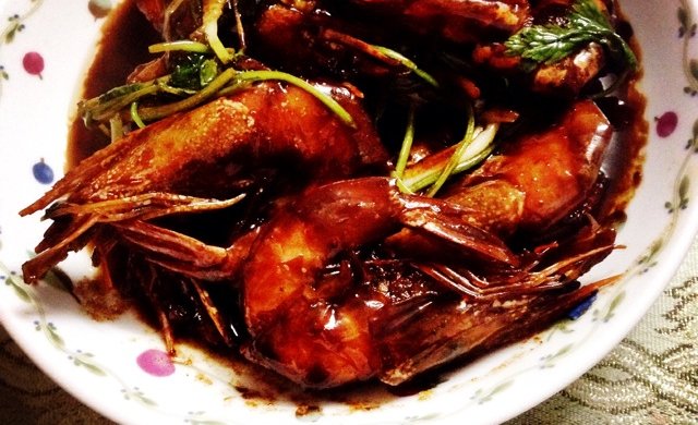 红烧海虾