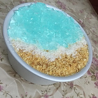海洋酸奶慕斯蛋糕6寸的做法图解1