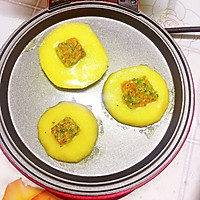 #麦子厨房#小红锅出品：宝宝下午茶-孔方果蔬饼的做法图解9