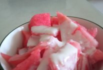 西瓜酸奶的做法