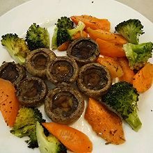 烤蔬菜蘑菇