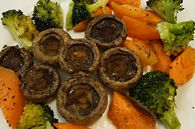 烤蔬菜蘑菇