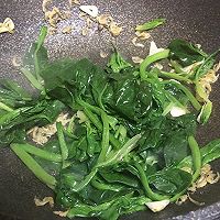 虾皮菠菜的做法图解6