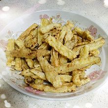 美味酥脆炸杏鲍菇