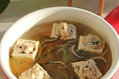 意面豆腐盅
