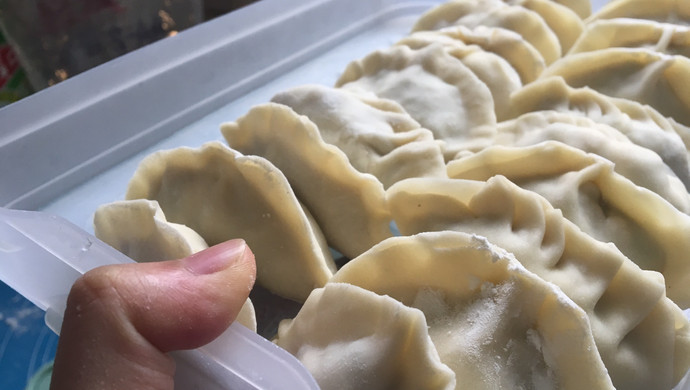 香菇鸡肉豆腐馅饺子