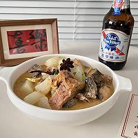 #食来运转，新年干杯#咸鱼炖萝卜的做法图解8