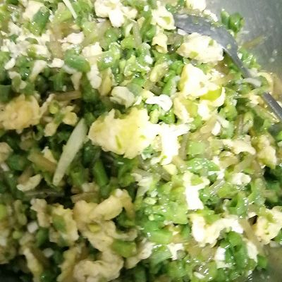 豆角鸡蛋馅