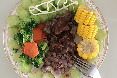 牛肉蔬菜减脂餐