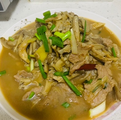 鲜蘑菇炒瘦肉的做法