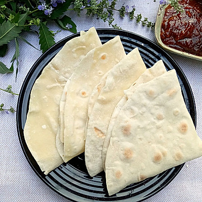 麦香浓郁的烙饼-单饼#福临门好面用“芯”造