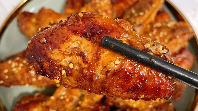 嗦手指的蜜汁鸡翅 | 烤箱美食