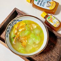 #浪漫七夕 共度“食”光#鸡汁丝瓜蛋汤的做法图解8