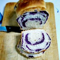 紫薯面包#东菱魔法云面包机#的做法图解18