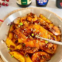 #年在一起 鲜才够味#干锅香辣土豆虾的做法图解17