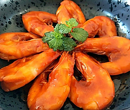 茄汁大虾#复刻中餐厅#的做法