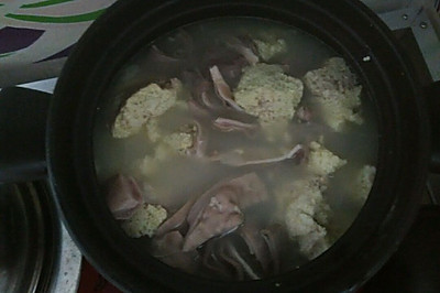 猪肚灌蛋汤
