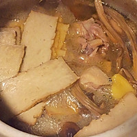 老鸭茶树菇豆干汤的做法图解11