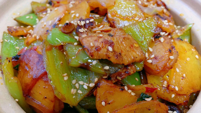 干锅土豆片