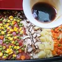 腊肠焖饭#秋天怎么吃##麦子厨房美食锅#的做法图解9