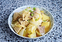 白菜炖冻豆腐#做道懒人菜，轻松享假期#的做法