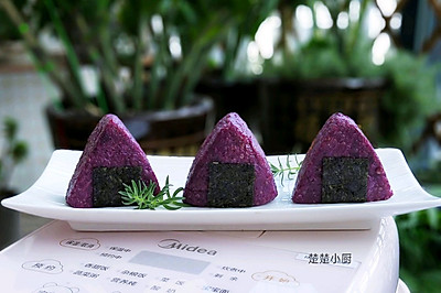 紫薯藜麦饭团——宝宝辅食