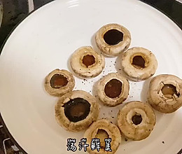 香煎口菇的做法