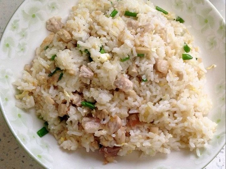 松茸炒饭的做法