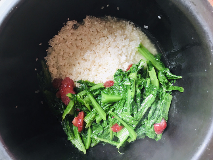 莴笋叶子菜饭的做法